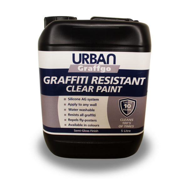 Clear Graffiti Resistant Paint
