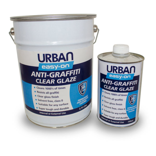 Anti-Graffiti Coating easy-on Clear Glaze